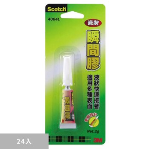 3M Scotch Super Glue Liquid 24-Pack 4004L