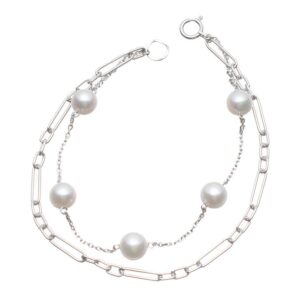 Tokyo Pearl 18kt White Gold 6.5 mm - 7.0 mm Akoya Pearl Bracelet - 135192