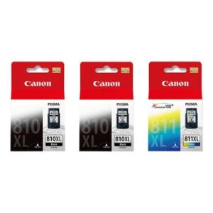 Canon 810 / 811 Ink Combo-Pack Black XL X 2 + Color Combo XL X 1