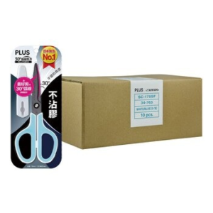PLUS Scissors Fitcut Curve Non-Stick 10 Pack
