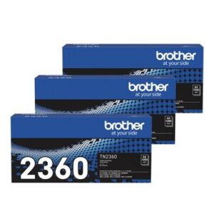Brother TN-2360 Genuine Toner Cartridge 3-Pack