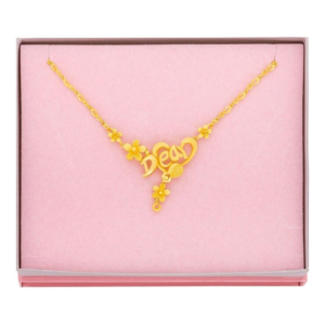 24K Gold Necklace 681 li