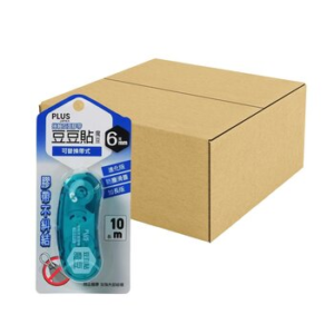 PLUS Mini Glue Tape 6 mm X 10 m X 10-Piece