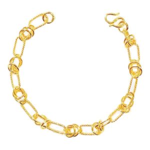 24K Gold Bracelet 385 li