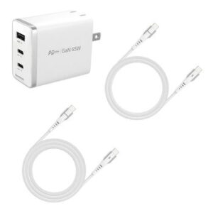 Soodatek GaN PD 65W Charger with USB-C Cable Combo Pack