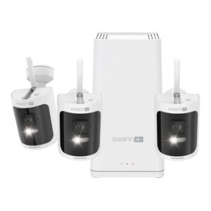 Swann AllSecure4K Kit with 3 X 4K Wi-Fi Wireless Camera and 64GB SD Card