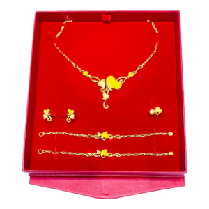 24K Gold Wedding Set 1185 li