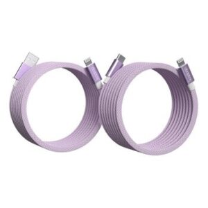 Looploop MFi Magnetic Lightning Cable Combo USB A + USB C 2-Pack