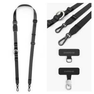 OVERDIGI Handy W Wide Crossbody Lanyards with 360 Pads Combo