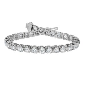 12.00 ctw Platinum Round Diamond Bracelet VS2/G