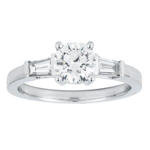 2.47 ctw Platinum Round Diamond Ring VVS2/F