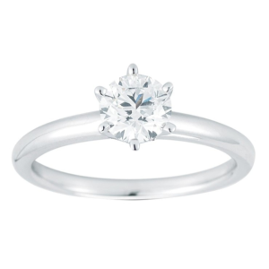 1.70 ct Platinum Round Diamond Ring VS2/I
