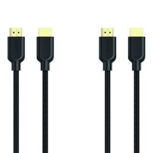 Soodatek 4K High Definition HDMI 2.0 Cable 3 m X 2-Pack