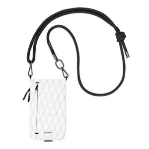 MAGEASY Phone Sacoche + Strap Phone Lanyard 8.3mm X-Pac White + Black