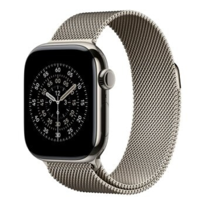 Apple Watch Series 11 GPS + Cellular 42mm Titanium Case with Milanese Loop