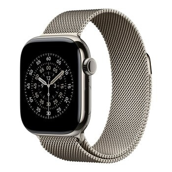 Apple Watch Series 11 GPS + Cellular 42mm Titanium Case with Milanese Loop