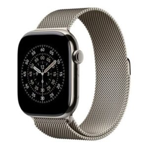 Apple Watch Series 11 GPS + Cellular 46mm Titanium Case with Milanese Loop