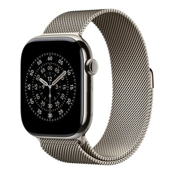 Apple Watch Series 11 GPS + Cellular 46mm Titanium Case with Milanese Loop