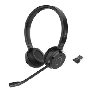 Jabra Evolve 65 TE Wireless Dual-Ear Headphones Noise-Canceling Mic