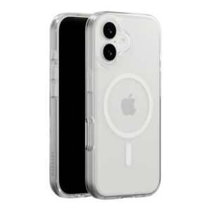 MAGEASY Bright M Never Yellowing Protective Clear Case iPhone 17[White Ring] + Lenz Sapphire Camera Lens Protector + Vetro 9H Tempered Glass Screen Protector