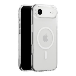 MAGEASY Bright M Never Yellowing Protective Clear Case iPhone Air[White Ring] + Lenz Sapphire Camera Lens Protector + Vetro 9H Tempered Glass Screen Protector