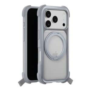 MAGEASY Odyssey Stand M 360 Magnetic Stand Protective Case iPhone 17 Pro + Lenz Sapphire Camera Lens Protector + Vetro 9H Tempered Glass Screen Protector