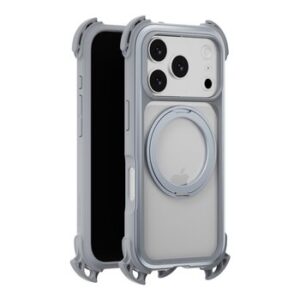 MAGEASY Odyssey Ultra M 360 Magnetic Stand Guard Protective Case with Lanyard iPhone 17 Pro + Lenz Sapphire Camera Lens Protector + Vetro 9H Tempered Glass Screen Protector