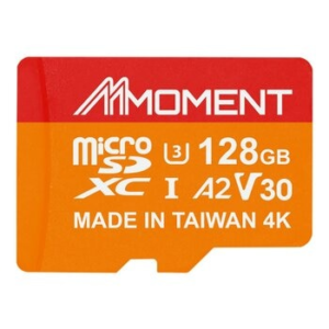 MMOMENT 128GB MicroSDXC U3V30A2 Memory Card