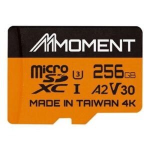 MMOMENT 256GB MicroSDXC U3V30A2 Memory Card