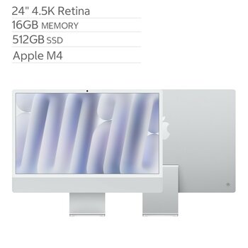 Apple iMac 24-inch with M4 chip 10‑Core CPU and 10‑Core GPU 512GB SSD