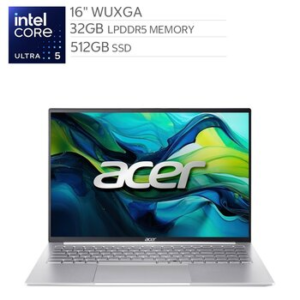 Acer Swift Lite 16 inch AI Laptop SFL16-51M-522F
