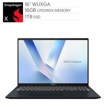 ASUS Vivobook 16 inch Copilot+ PC AI Laptop