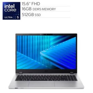 Acer TravelMate AI 15.6 inch Business Laptop TMP215-55-G2-TCO-594B