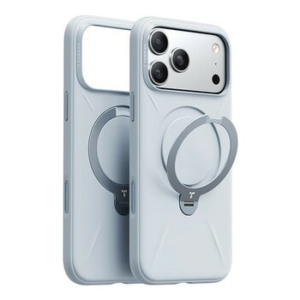 Torras Ostand Spin Silicone iPhone 17 Series Case + Screen Protector