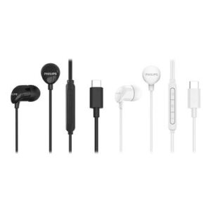 Philips TAE2146 In-Ear Type-C Headphones with Microphone 2-Piece Set Black / White