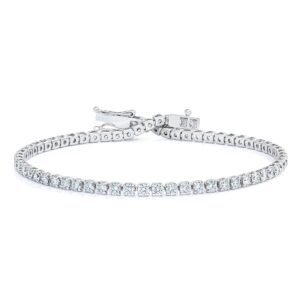 2.00 ctw 18kt White Gold Round Diamond Bracelet VS2/I